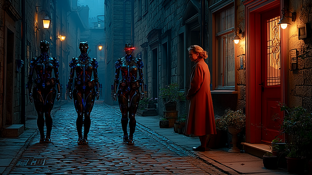 u6945813236 three robotic enforcement units standing in forma 1b1f2a2b 990e 42b3 aebd 1a1742928a7d 2